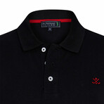 Wheaton Short Sleeve Polo Shirt // Black (S)