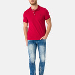 Wheaton Short Sleeve Polo Shirt // Bordeaux (S)