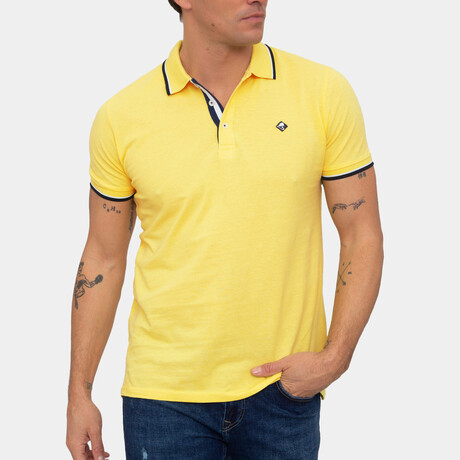 Amsterdam Short Sleeve Polo Shirt // Yellow (S)