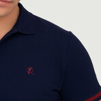 Belgium Short Sleeve Polo Shirt // Navy (S)