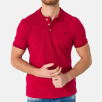 Wheaton Short Sleeve Polo Shirt // Bordeaux (S)