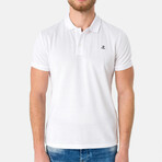 Wheaton Short Sleeve Polo Shirt // White (S)