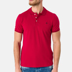 Wheaton Short Sleeve Polo Shirt // Bordeaux (S)