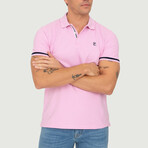 Belgium Short Sleeve Polo Shirt // Pink (S)