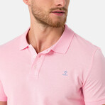 Wheaton Short Sleeve Polo Shirt // Pink (S)