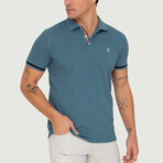 Belgium Short Sleeve Polo Shirt // Indigo (S)