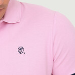 Belgium Short Sleeve Polo Shirt // Pink (S)