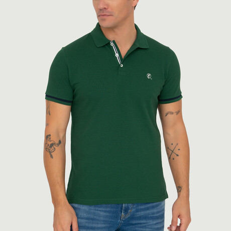 Belgium Short Sleeve Polo Shirt // Deep Green (S)