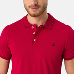 Wheaton Short Sleeve Polo Shirt // Bordeaux (S)