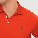 Belgium Short Sleeve Polo Shirt // Bright Red (S)