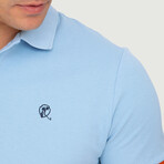 Belgium Short Sleeve Polo Shirt // Ice Blue (S)