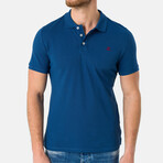 Wheaton Short Sleeve Polo Shirt // Royal Blue (S)