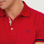 Belgium Short Sleeve Polo Shirt // Red Rouge (S)