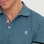 Belgium Short Sleeve Polo Shirt // Indigo (S)