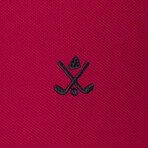 Wheaton Short Sleeve Polo Shirt // Bordeaux (S)