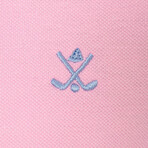 Wheaton Short Sleeve Polo Shirt // Pink (S)