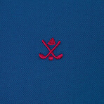 Wheaton Short Sleeve Polo Shirt // Royal Blue (S)