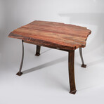 Genuine Polished Petrified Wood Table