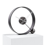 Endless Table Clock // Black + Silver