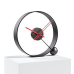 Endless Table Clock // Black + Red