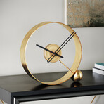 Endless Table Clock // Antique Gold