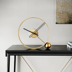 Endless Table Clock // Antique Gold