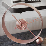 Endless Table Clock // Brushed Rose Gold