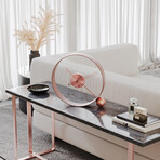 Endless Table Clock // Brushed Rose Gold