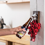 Dark Walut Magnetic Bottle Opener