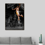Kobe Bryant Basketball (16"L x 20"H Art Block Framed)