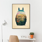 Tonari No Totoro (16"L x 20"H Art Block Framed)