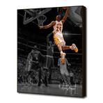 Kobe Bryant Basketball (16"L x 20"H Art Block Framed)