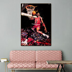 Michael Jordan (16"L x 20"H Art Block Framed)