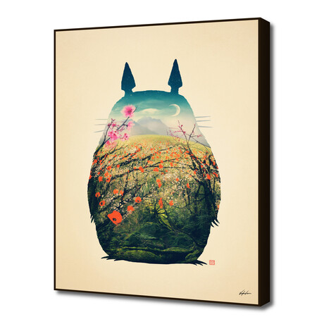 Tonari No Totoro (16"L x 20"H Art Block Framed)