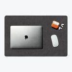 Alcantara Desk Mat // Black (Small)