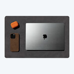 Alcantara Desk Mat // Black (Small)