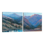 Mountain Vista Diptych // Tim OToole (20"L x 40"W x 1.5"H)