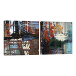 Busy Diptych // Irena Orlov (20"L x 40"W x 1.5"H)