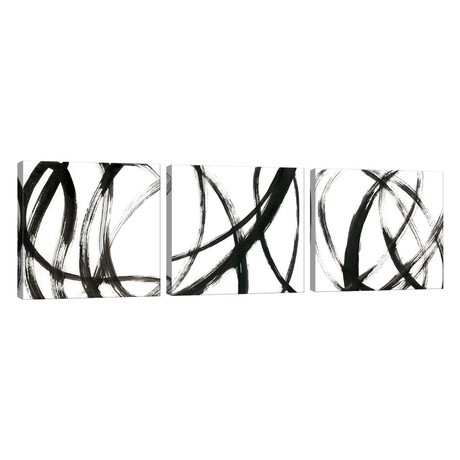 Linear Expression Triptych // J. Holland (20"L x 60"W x 1.5"H)