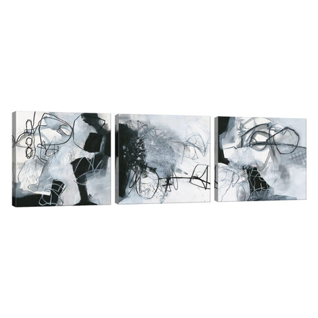 What's Happening Triptych // Jane Davies (20"L x 60"W x 1.5"H)