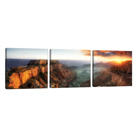 Sunset Grand Canyon V // Dennis Frates (20"L x 60"W x 1.5"H)