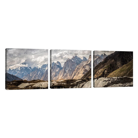 Baltoro Glacier, Karakoram Mountain Range, Gilgit-Baltistan Region, Pakistan // Alex Buisse (20"L x 60"W x 1.5"H)