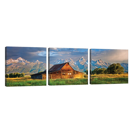 Grand Teton Panorama, Grand Teton National Park, Wyoming // Susanne Kremer (20"L x 60"W x 1.5"H)