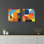 Brussels Diptych // Kim Parker (20"L x 40"W x 1.5"H)