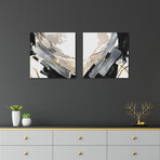 Thunder Chasing Diptych // Lera (20"L x 40"W x 1.5"H)