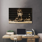 Muhammad Ali Vs. Sonny Liston, 1965 // Muhammad Ali Enterprises (18"H x 26"W x 1.5"D)