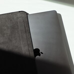 Alcantara MacBook Pouch // Black (Small)