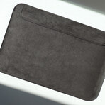 Alcantara MacBook Pouch // Black (Small)