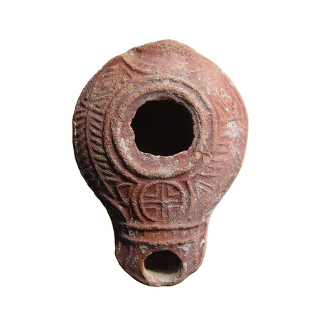 Published Samaritan Oil Lamp from the Holy Land