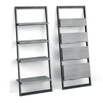 Bookcase // Gray Oak Veneers + Metal Frame